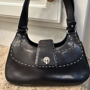 Small leather hand bag by Ann Taylor